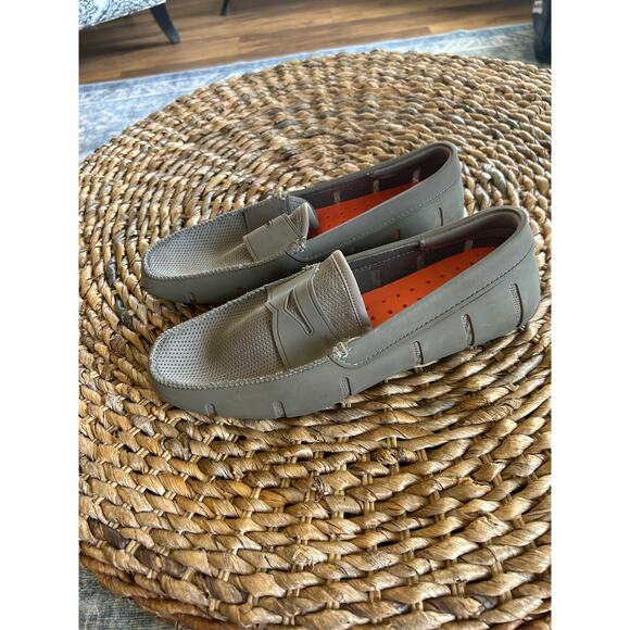 SWIMS Water Resistant Penny Loafer in Tan, Size 10 main image 5
